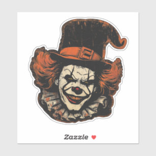 Vintage Halloween Scary Clown Spooky Season