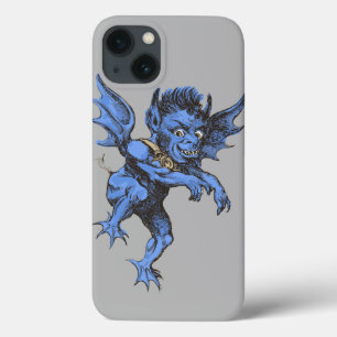 Vintage Halloween, Scary Evil Gargoyle Demon iPhone 13 Case