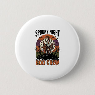 Vintage Halloween Shirt Boo Night Haunted House Ar 6 Cm Round Badge