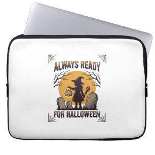 Vintage Halloween Shirt for Spooky Season Fans_1 Laptop Sleeve