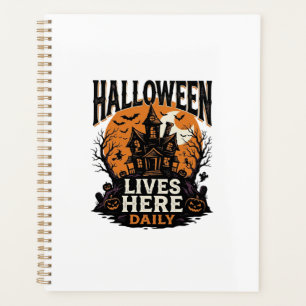 Vintage Halloween Shirt Haunted House Everyday Got Planner