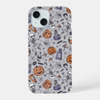 Vintage Halloween Skeleton and Potions Pattern