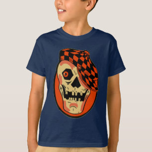 Vintage Halloween Skeleton Mask T-Shirt
