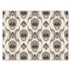 vintage,halloween,skull,damask,pattern,chic,grunge