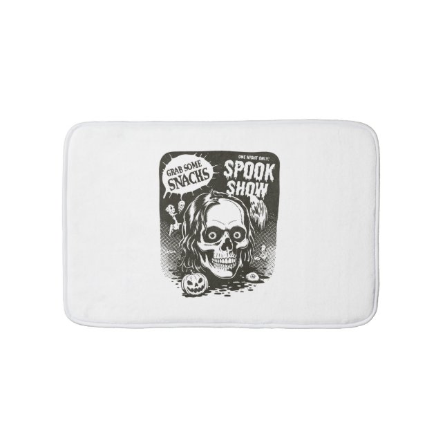 Vintage Halloween Spook Show Bath Mat (Front)