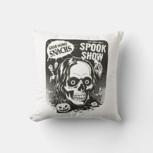 Vintage Halloween Spook Show Cushion