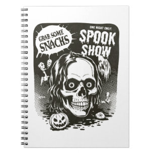 Vintage Halloween Spook Show Notebook
