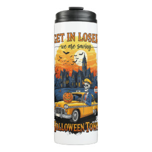 Vintage Halloween Spook Show Thermal Tumbler