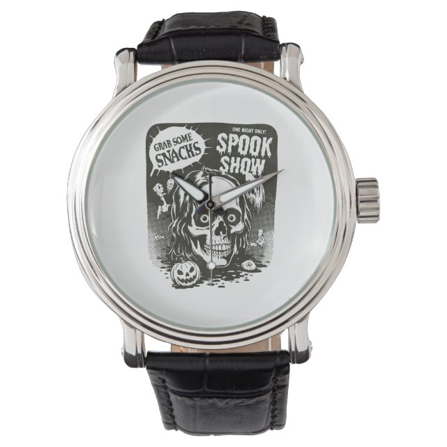 Vintage Halloween Spook Show Watch (Front)