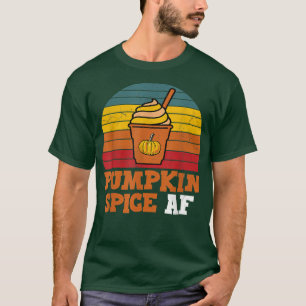 Vintage Halloween Thanksgiving Drinking Pumpkin Sp T-Shirt
