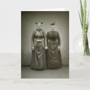 Vintage Halloween - The Gruesome Twosome, Card
