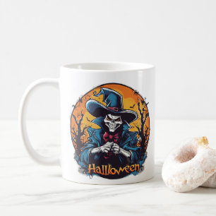 Vintage Halloween Vampire Classic Horror Art Coffee Mug