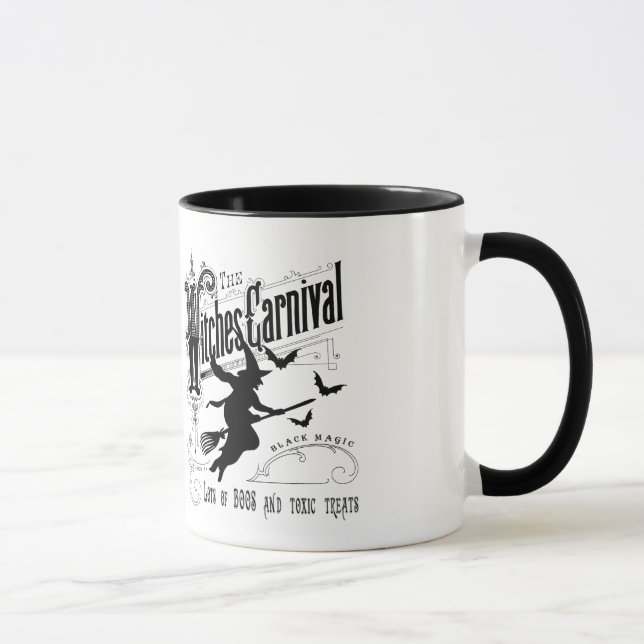 Vintage Halloween Witch Mug (Right)