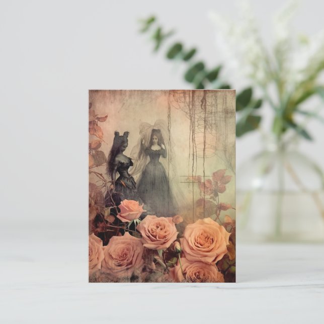 Vintage Halloween Witchcraft (10) Postcard (Standing Front)