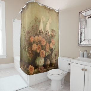 Vintage Halloween Witchcraft (2) Shower Curtain
