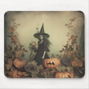 Vintage Halloween Witchcraft (3) Mouse Pad