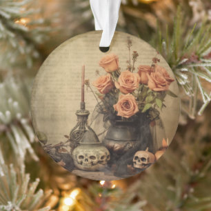 Vintage Halloween Witchcraft (4) Ornament