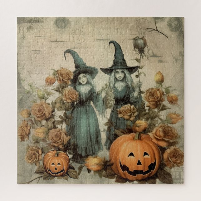 Vintage Halloween Witchcraft (6) Jigsaw Puzzle (Vertical)