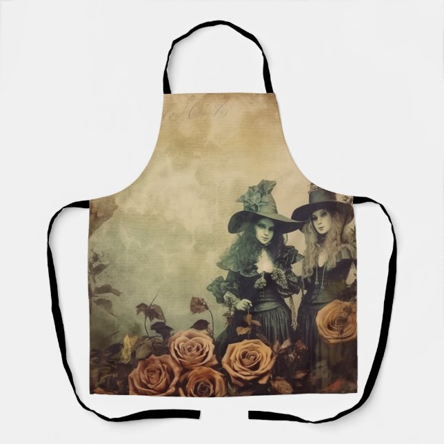 Vintage Halloween Witchcraft (7) Apron (Front)