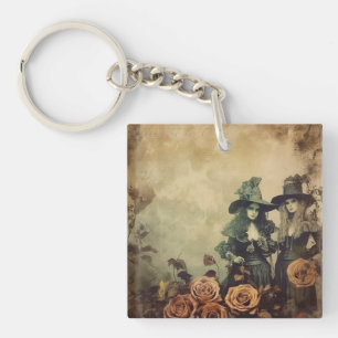 Vintage Halloween Witchcraft (7) Key Ring