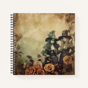 Vintage Halloween Witchcraft (7) Notebook