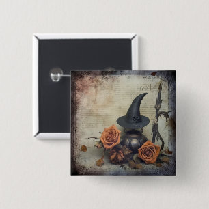 Vintage Halloween Witchcraft (8) 15 Cm Square Badge