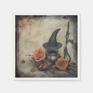 Vintage Halloween Witchcraft (8) Napkin