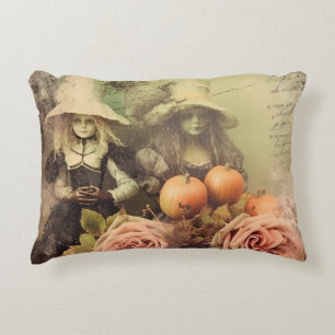 Vintage Halloween Witchcraft Decorative Cushion