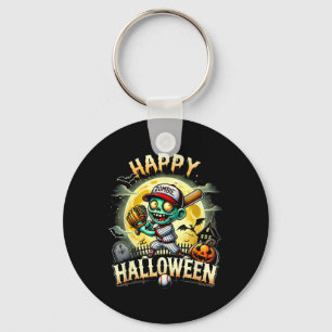 Vintage Halloween Zombie Sell Skeleton Sell Player Key Ring
