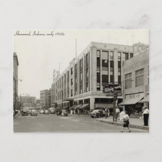 Vintage HAMMOND, INDIANA (early 1950s) Postcard