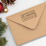Vintage Hand Classic Family Name & Return Address Rubber Stamp<br><div class="desc">Create your own Vintage Hand Classic Family Name & Return Address rubber stamps using these templates by invintage. This classic design features a hand-drawn vintage hand with a typographical name and return address text.</div>