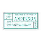 Vintage Hand Classic Family Name & Return Address