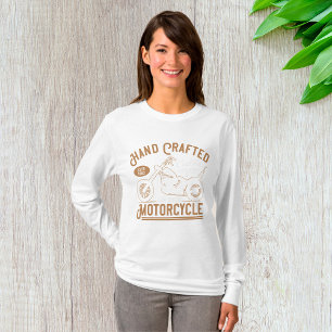 Vintage Hand Crafted Motorcycle Custom Design T-Shirt