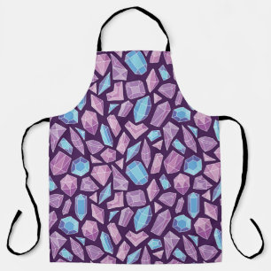 Vintage hand drawn doodle seamless background with apron