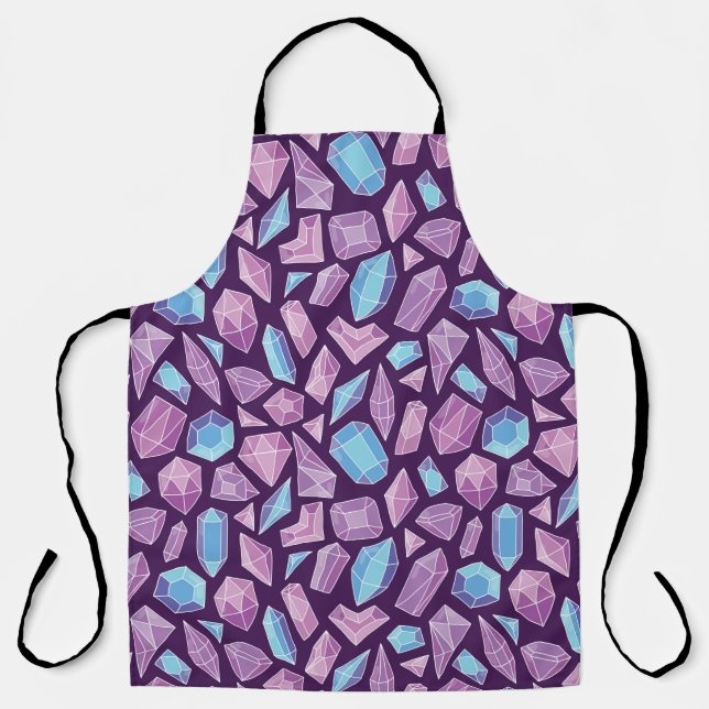 Vintage hand drawn doodle seamless background with apron (Front)