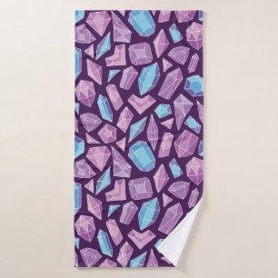 Vintage hand drawn doodle seamless background with bath towel