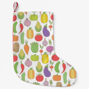 Vintage hand drawn doodle seamless background with small christmas stocking