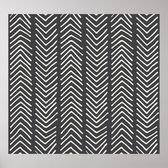 Vintage Hand-Drawn Seamless Illustration Poster (Front)