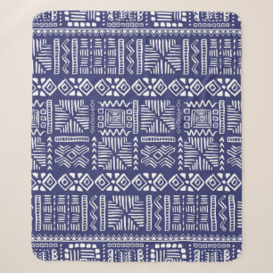 Vintage Hand Drawn vintage Ethnic Style Seamless P Sherpa Blanket
