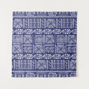 Vintage Hand Drawn vintage Ethnic Style Seamless P Tapestry