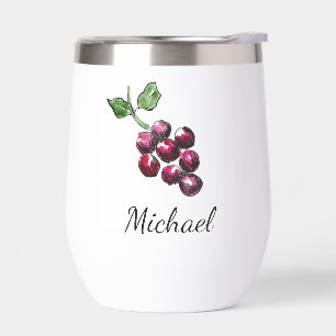 Vintage Hand-Illustrated Cute Vineyard Wine-Themed