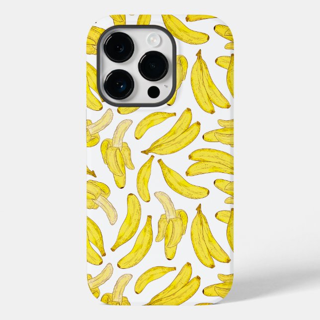 Vintage Hand Sketched Banana Case-Mate iPhone Case (Back)