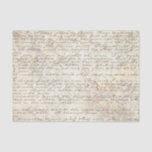 Vintage Hand Written Letter Script Map Decoupage Tissue Paper<br><div class="desc">Vintage old hand written letter script calligraphy tissue paper,  perfect for gift wrapping or for your decoupage craft supplies.  (c) The Happy Cat Studio.</div>