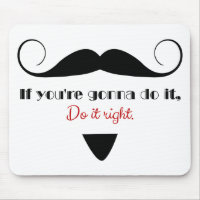 Vintage Handlebar Moustache Masculine Stache