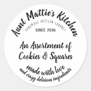 Vintage Handmade Artisan Gourmet Food Label