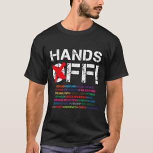 Vintage Hands Off Protest My Social Security Medic T-Shirt