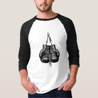 Vintage Hanging Boxing Gloves Retro Fight Graphic T-Shirt