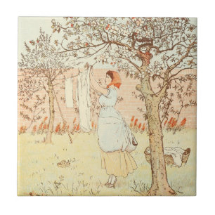 Vintage Hanging Washing Laundry Room Decor Ceramic Tile