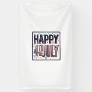 Vintage Happy 4th of July Patriotic Shirt Design_1 Banner