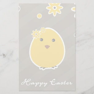 Vintage Happy Easter background Stationery